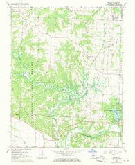Oraville Illinois Historical topographic map, 1:24000 scale, 7.5 X 7.5 Minute, Year 1968