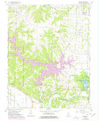 Oraville Illinois Historical topographic map, 1:24000 scale, 7.5 X 7.5 Minute, Year 1968