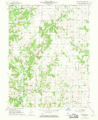 Orchardville Illinois Historical topographic map, 1:24000 scale, 7.5 X 7.5 Minute, Year 1968
