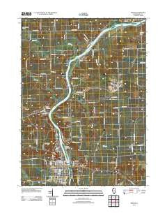 Oregon Illinois Historical topographic map, 1:24000 scale, 7.5 X 7.5 Minute, Year 2012