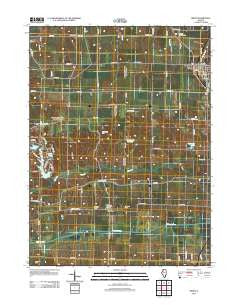Orion Illinois Historical topographic map, 1:24000 scale, 7.5 X 7.5 Minute, Year 2012