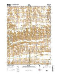 Orion Illinois Current topographic map, 1:24000 scale, 7.5 X 7.5 Minute, Year 2015