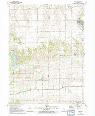 Orion Illinois Historical topographic map, 1:24000 scale, 7.5 X 7.5 Minute, Year 1991
