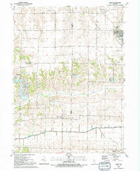 Orion Illinois Historical topographic map, 1:24000 scale, 7.5 X 7.5 Minute, Year 1991