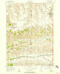 Orion Illinois Historical topographic map, 1:24000 scale, 7.5 X 7.5 Minute, Year 1953