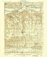 Orion Illinois Historical topographic map, 1:62500 scale, 15 X 15 Minute, Year 1937