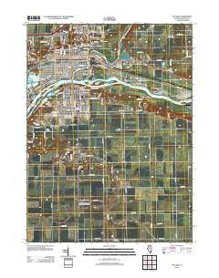 Ottawa Illinois Historical topographic map, 1:24000 scale, 7.5 X 7.5 Minute, Year 2012