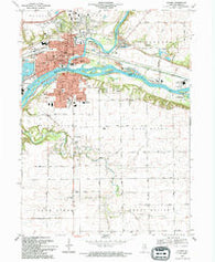 Ottawa Illinois Historical topographic map, 1:24000 scale, 7.5 X 7.5 Minute, Year 1994