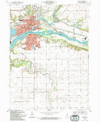 Ottawa Illinois Historical topographic map, 1:24000 scale, 7.5 X 7.5 Minute, Year 1994