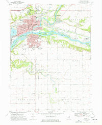 Ottawa Illinois Historical topographic map, 1:24000 scale, 7.5 X 7.5 Minute, Year 1970