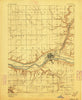 Ottawa Illinois Historical topographic map, 1:62500 scale, 15 X 15 Minute, Year 1892