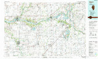 Ottawa Illinois Historical topographic map, 1:100000 scale, 30 X 60 Minute, Year 1991