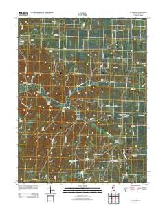 Otterville Illinois Historical topographic map, 1:24000 scale, 7.5 X 7.5 Minute, Year 2012