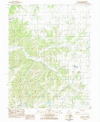 Otterville Illinois Historical topographic map, 1:24000 scale, 7.5 X 7.5 Minute, Year 1983