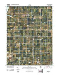 Owaneco Illinois Historical topographic map, 1:24000 scale, 7.5 X 7.5 Minute, Year 2012