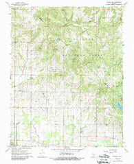 Paducah NE Illinois Historical topographic map, 1:24000 scale, 7.5 X 7.5 Minute, Year 1967
