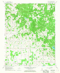 Paducah NE Illinois Historical topographic map, 1:24000 scale, 7.5 X 7.5 Minute, Year 1967
