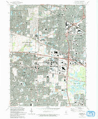 Palatine Illinois Historical topographic map, 1:24000 scale, 7.5 X 7.5 Minute, Year 1993