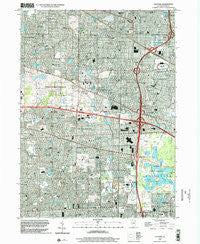 Palatine Illinois Historical topographic map, 1:24000 scale, 7.5 X 7.5 Minute, Year 1998