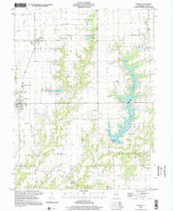 Palmyra Illinois Historical topographic map, 1:24000 scale, 7.5 X 7.5 Minute, Year 1998
