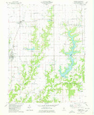 Palmyra Illinois Historical topographic map, 1:24000 scale, 7.5 X 7.5 Minute, Year 1979
