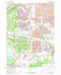 Palos Park Illinois Historical topographic map, 1:24000 scale, 7.5 X 7.5 Minute, Year 1963