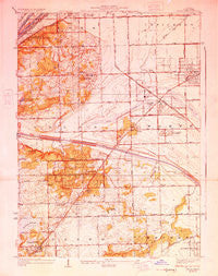Palos Park Illinois Historical topographic map, 1:24000 scale, 7.5 X 7.5 Minute, Year 1928