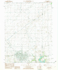Pana Illinois Historical topographic map, 1:24000 scale, 7.5 X 7.5 Minute, Year 1982