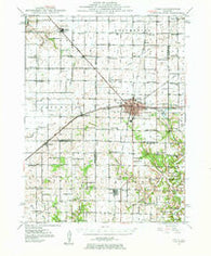Pana Illinois Historical topographic map, 1:62500 scale, 15 X 15 Minute, Year 1947