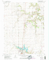 Paris North Illinois Historical topographic map, 1:24000 scale, 7.5 X 7.5 Minute, Year 1966