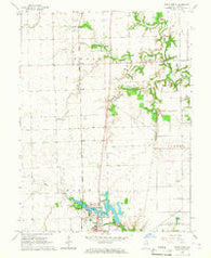 Paris North Illinois Historical topographic map, 1:24000 scale, 7.5 X 7.5 Minute, Year 1966