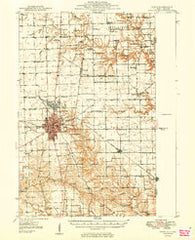 Paris Illinois Historical topographic map, 1:62500 scale, 15 X 15 Minute, Year 1949