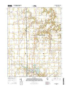 Paris North Illinois Current topographic map, 1:24000 scale, 7.5 X 7.5 Minute, Year 2015