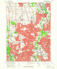 Park Ridge Illinois Historical topographic map, 1:24000 scale, 7.5 X 7.5 Minute, Year 1963