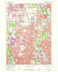Park Ridge Illinois Historical topographic map, 1:24000 scale, 7.5 X 7.5 Minute, Year 1963