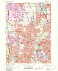Park Ridge Illinois Historical topographic map, 1:24000 scale, 7.5 X 7.5 Minute, Year 1963