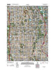 Park Ridge Illinois Historical topographic map, 1:24000 scale, 7.5 X 7.5 Minute, Year 2012
