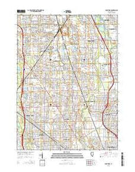 Park Ridge Illinois Current topographic map, 1:24000 scale, 7.5 X 7.5 Minute, Year 2015