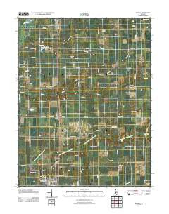 Patoka Illinois Historical topographic map, 1:24000 scale, 7.5 X 7.5 Minute, Year 2012