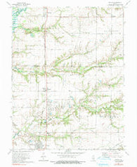 Patoka Illinois Historical topographic map, 1:24000 scale, 7.5 X 7.5 Minute, Year 1974