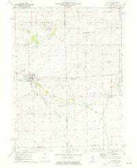Paw Paw Illinois Historical topographic map, 1:24000 scale, 7.5 X 7.5 Minute, Year 1971
