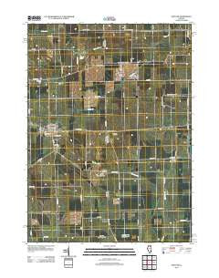 Paw Paw Illinois Historical topographic map, 1:24000 scale, 7.5 X 7.5 Minute, Year 2012