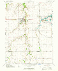 Pawnee Illinois Historical topographic map, 1:24000 scale, 7.5 X 7.5 Minute, Year 1964
