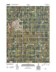 Paxton Illinois Historical topographic map, 1:24000 scale, 7.5 X 7.5 Minute, Year 2012