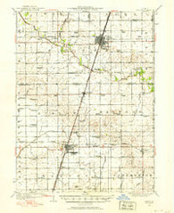 Paxton Illinois Historical topographic map, 1:62500 scale, 15 X 15 Minute, Year 1949