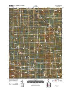 Pearl City Illinois Historical topographic map, 1:24000 scale, 7.5 X 7.5 Minute, Year 2012