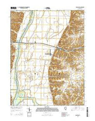 Pearl East Illinois Current topographic map, 1:24000 scale, 7.5 X 7.5 Minute, Year 2015