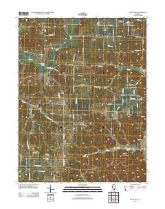 Pearl West Illinois Historical topographic map, 1:24000 scale, 7.5 X 7.5 Minute, Year 2012
