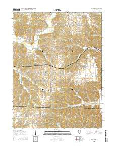 Pearl West Illinois Current topographic map, 1:24000 scale, 7.5 X 7.5 Minute, Year 2015
