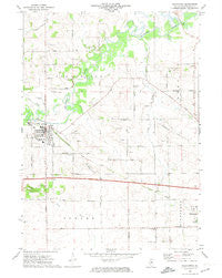 Pecatonica Illinois Historical topographic map, 1:24000 scale, 7.5 X 7.5 Minute, Year 1971